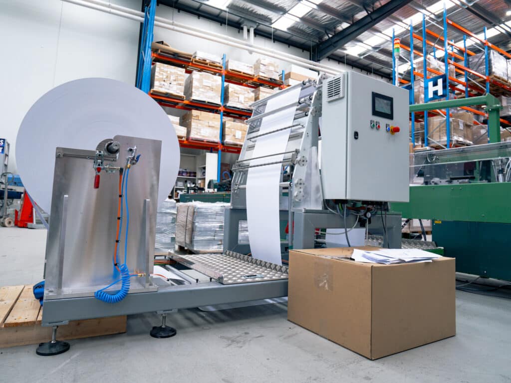 ABC Publisher First To Use Paper wrapping Mailing Machine ABC Publisher First To Use Paper wrapping Mailing Machine