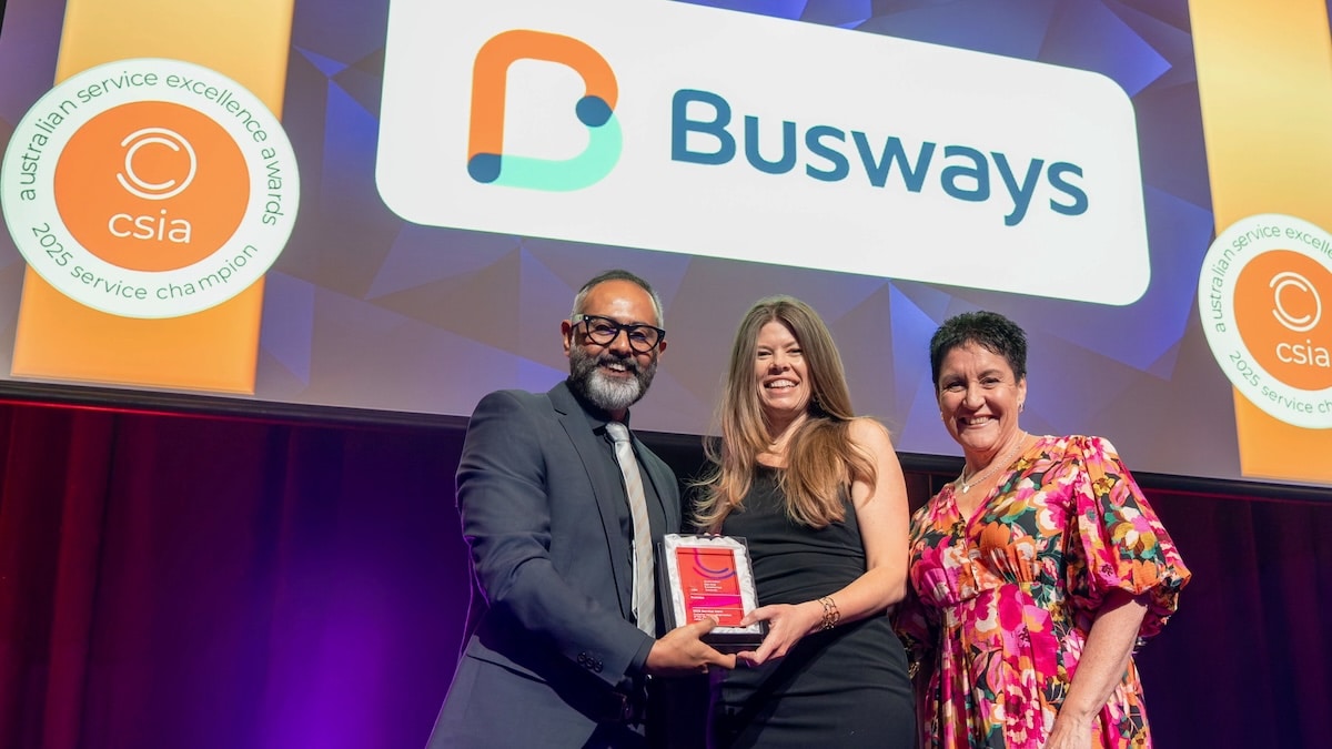 Busways wins national award for customer service excellence